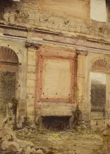 Ruins of the Tuileries Palace, 1871-1883. Creator: Unknown