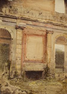 Ruins of the Tuileries Palace, 1871-1883. Creator: Unknown