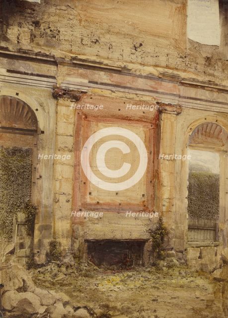 Ruins of the Tuileries Palace, 1871-1883. Creator: Unknown.