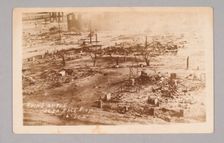 Ruins of the Tulsa Race Riot 6-1-21 1921. Creator: Unknown