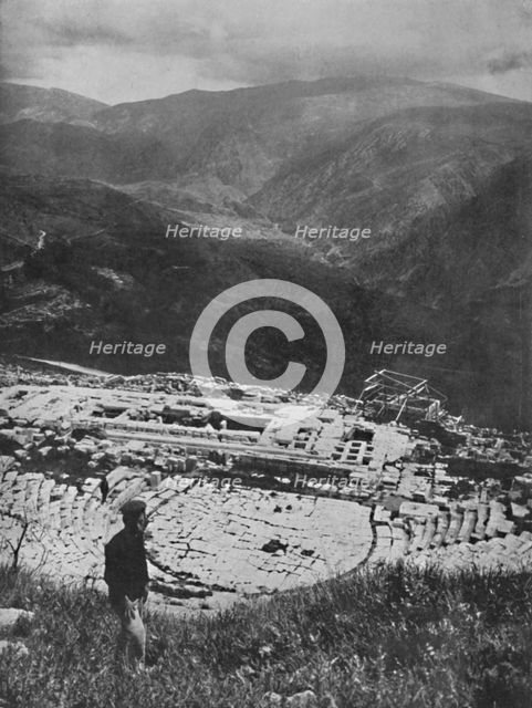 'Ruins of the Temple of Apollo at Delphi', 1913. Artist: Unknown.