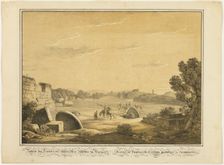 Ruins of the Temple of Jupiter at Agrigente, 1819. Creator: Friedrich von Gärtner