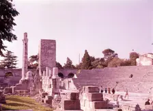 Ruins of the Théatre Antique, Arles, France, c1955. Creator: Arthur Charles Kirby Ware