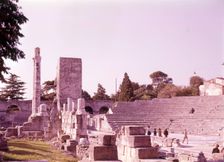 Ruins of the Théatre Antique, Arles, France, c1955. Creator: Arthur Charles Kirby Ware