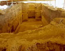 Ruins of the Throne Room, Royal Palace, Mari, Syria, 2005. Creator: LTL