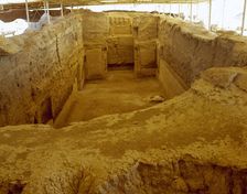 Ruins of the Throne Room, Royal Palace, Mari, Syria, 2005. Creator: LTL