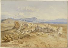 Ruins of Tiryns, c1854. Creator: Karl Friedrich Harveng