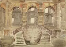 Ruins of Tuileries Palace, 1871-1883. Creator: Unknown
