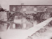 Ruins near Canal Basin, Richmond, 1865. Creator: Alexander Gardner