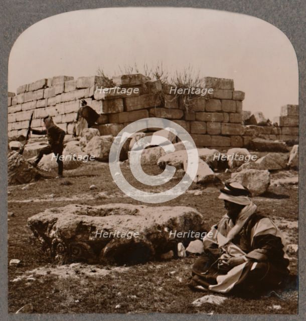 'Ruins near Machaerus', c1900. Artist: Unknown.