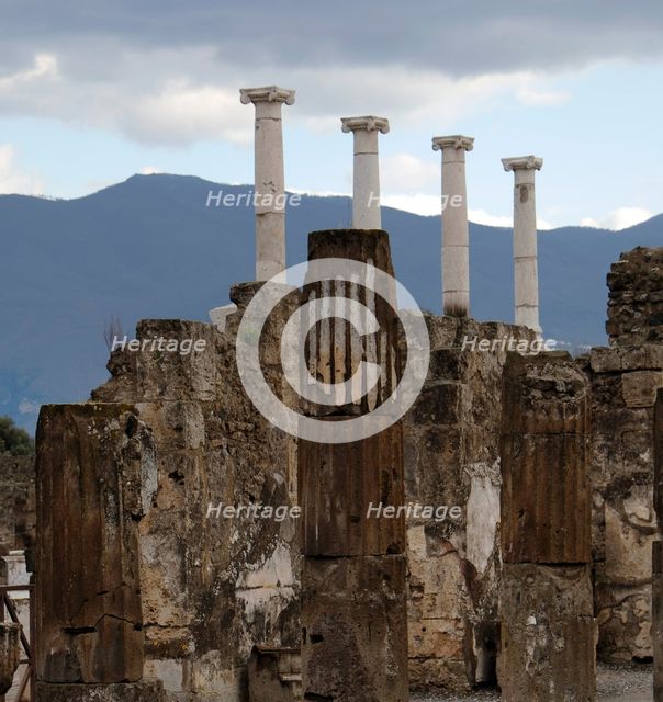 Ruins, Pompeii, Campania, Italy, 2009. Creator: LTL.