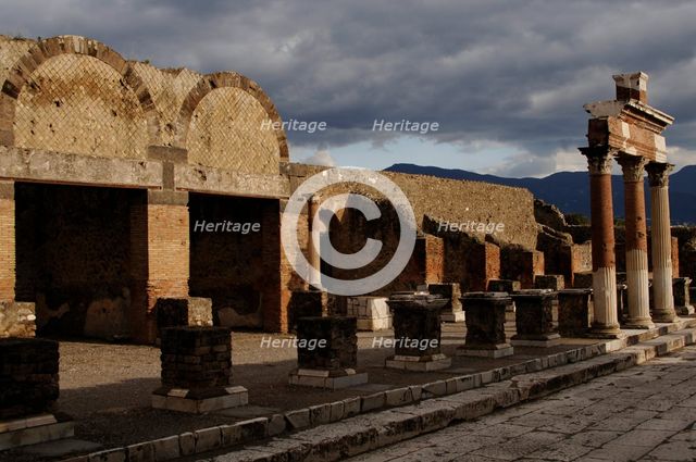 Ruins, Pompeii, Italy, 2009. Creator: LTL.