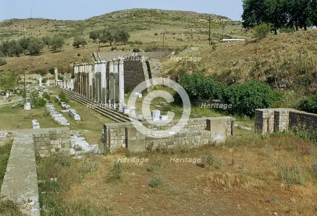 Ruins, Pergamon, Aeolis, Anatolia, Turkey, 1999. Creator: Unknown.