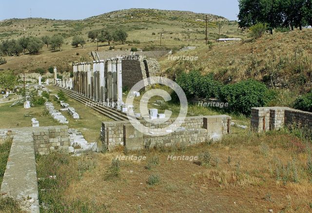 Ruins, Pergamon, Aeolis, Anatolia, Turkey, 1999. Creator: Unknown.
