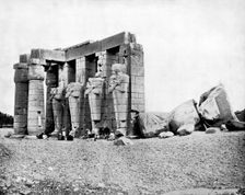 Ruins, Thebes, Egypt, 1893.Artist: John L Stoddard