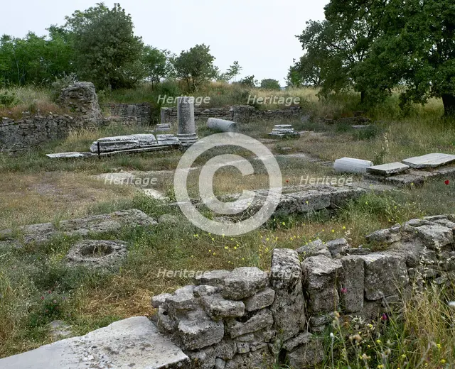 Ruins, Troy, Anatolia, Turkey, 1999. Creator: Unknown.