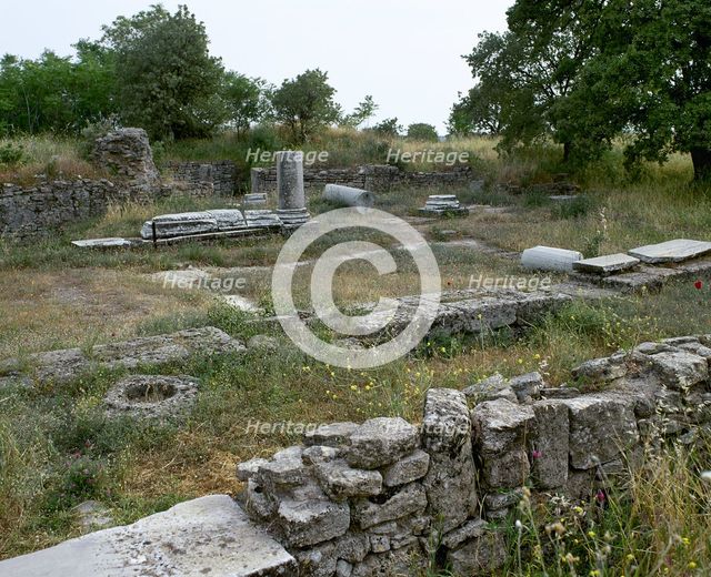 Ruins, Troy, Anatolia, Turkey, 1999. Creator: Unknown.