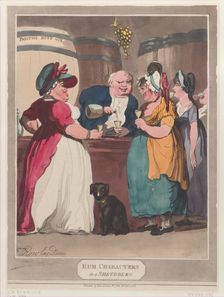 Rum Characters in a Shrubbery, November 1, 1808., November 1, 1808. Creator: Unknown