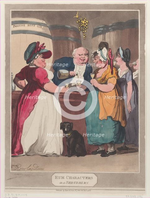 Rum Characters in a Shrubbery, November 1, 1808., November 1, 1808. Creator: Unknown.