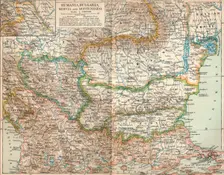 Rumania, Bulgaria, Serva and Montenegro c1906, (1907)