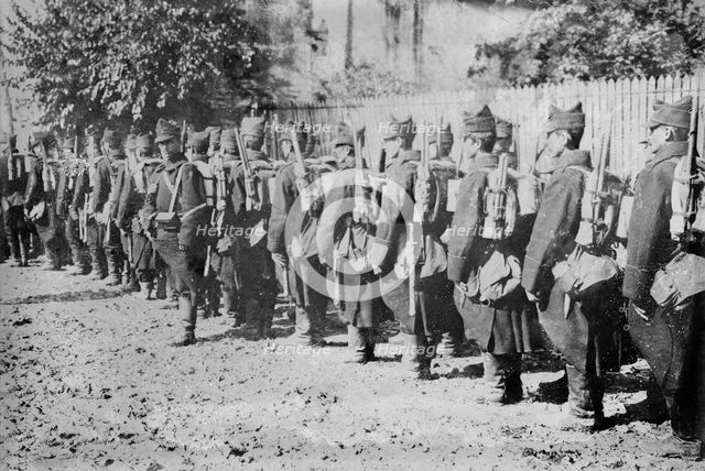 Rumanian troops, between c1915 and c1918. Creator: Bain News Service.