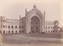 Rumi Darwaza, Lucknow, India, 1860s-70s. Creator: Unknown