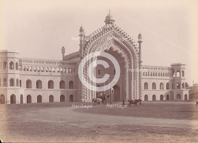 Rumi Darwaza, Lucknow, India, 1860s-70s. Creator: Unknown.