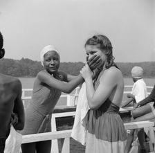 Rumors should not be spread, Camp Christmas Seals, Haverstraw, New York, 1943. Creator: Gordon Parks
