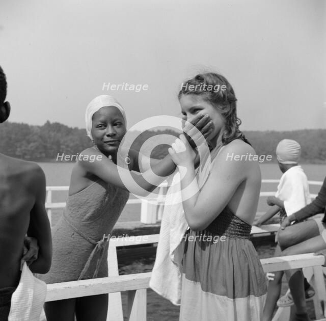 Rumors should not be spread, Camp Christmas Seals, Haverstraw, New York, 1943. Creator: Gordon Parks.
