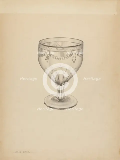 Rummer, c. 1936. Creator: John Dana.