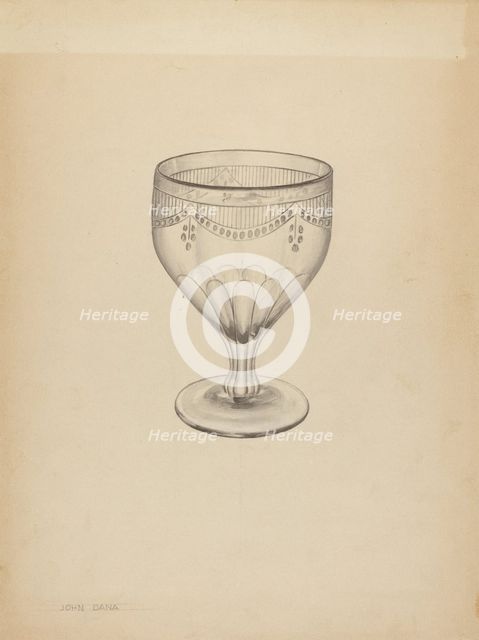 Rummer, c. 1936. Creator: John Dana.
