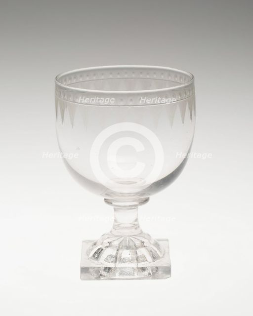 Rummer, England, c. 1800. Creator: Unknown.