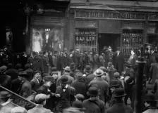 Run on East Side Bank, N.Y. 2/16/12, 1912. Creator: Bain News Service