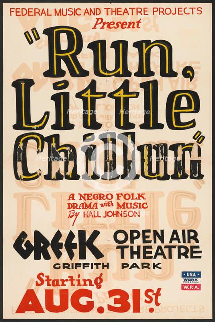 Run Little Chillun, Los Angeles, [193-]. Creator: Unknown.