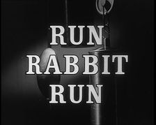 Run Rabbit Run - title card, 1940. Creator: British Pathe Ltd