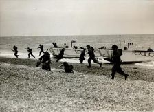 Runaground III, a mock amphibious invasion of England, Portsmouth, Hampshire, 1952