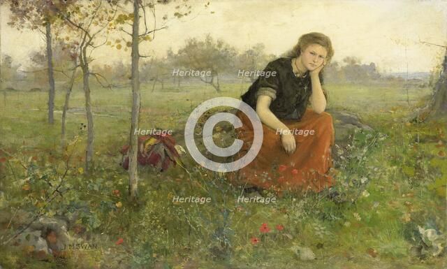 Runaway, 1870-1910.  Creator: John MacAllan Swan.