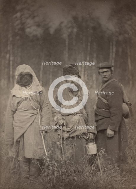 Runaway Siberian convicts (common criminals), between 1885 and 1886. Creator: Unknown.