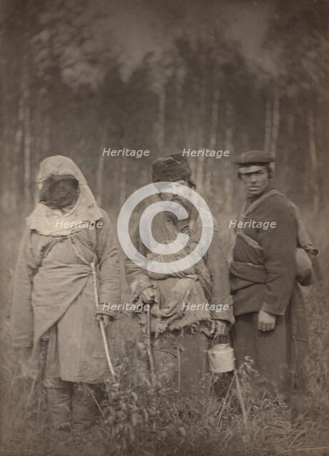 Runaway Siberian convicts (common criminals), between 1885 and 1886. Creator: Unknown.