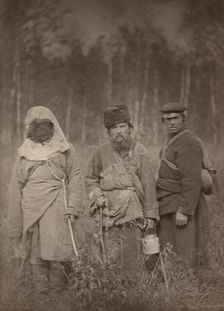 Runaway Siberian convicts (common criminals), between 1885 and 1886. Creator: Unknown