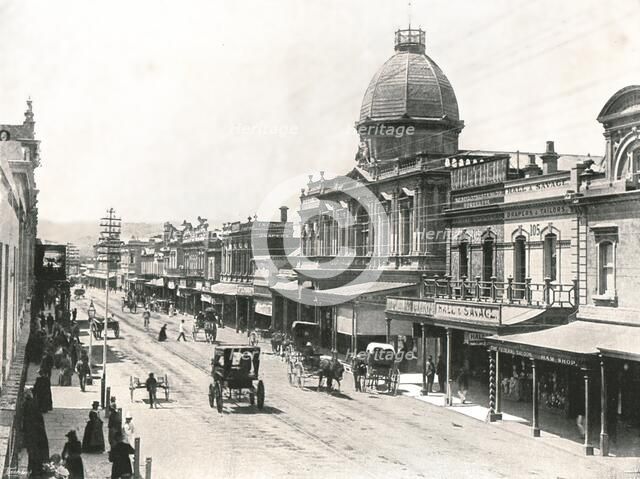Rundle Street, Adelaide, Australia, 1895.  Creator: York & Son.