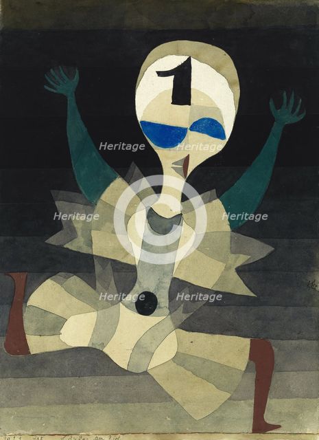 Runner at the Goal, 1921.