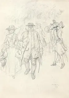 Running The Gauntlet - Stage II c1920. Artist: Charles Edmund Brock