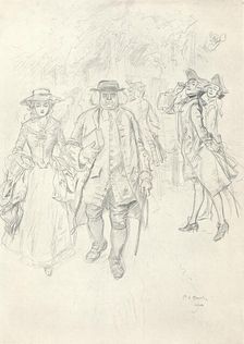 Running The Gauntlet - Stage II c1920. Artist: Charles Edmund Brock