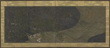 Running water, autumn grasses and flowers, Edo period, late 17th-early 18th century. Creator: Ogata Korin