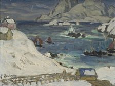 Running before the Storm. Study from North Norway. Creator: Anna Katarina Boberg