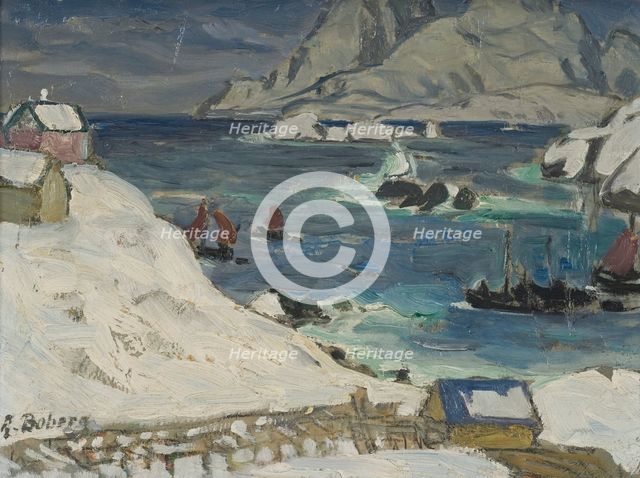 Running before the Storm. Study from North Norway. Creator: Anna Katarina Boberg.