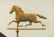 Running Horse Weather Vane, c. 1940. Creator: Gertrude Koch