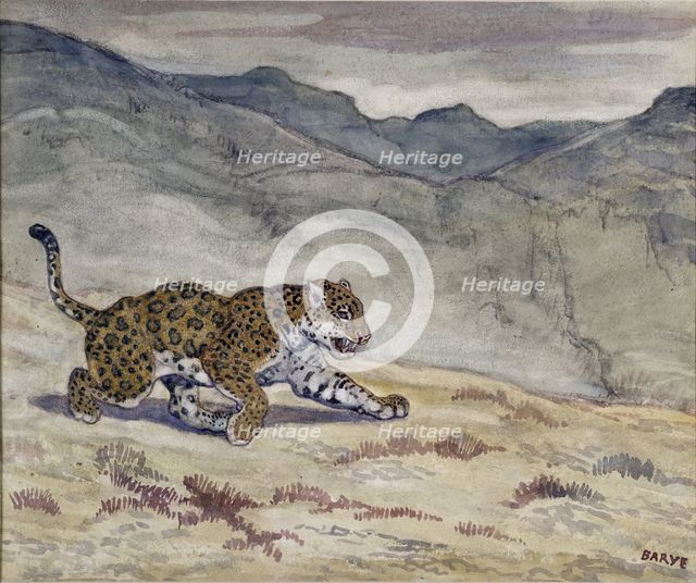 Running Jaguar, c1830-1840. Creator: Antoine-Louis Barye.