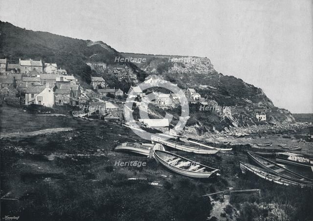 'Runswick - The Village on the Cliffs', 1895. Artist: Unknown.
